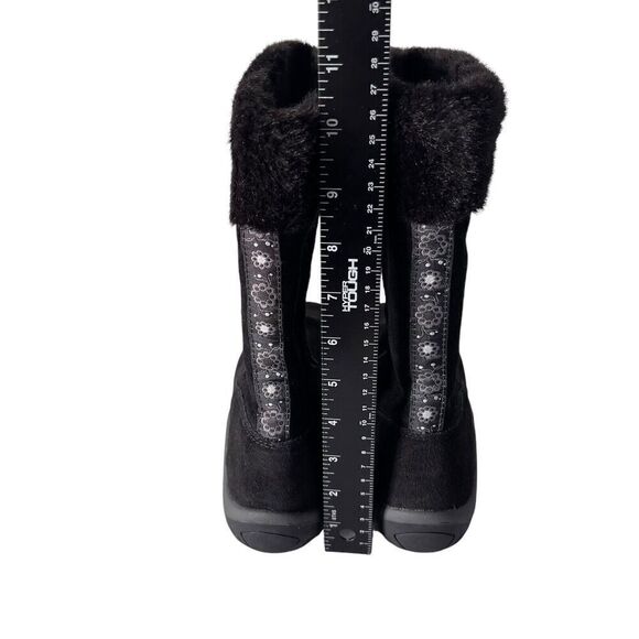 Merrell Kids Jungle Moc Puff Black Suede Snow Boots Size‎ 6 Waterproof - Picture 6 of 7